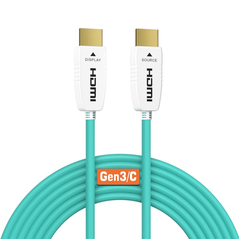 RUIPRO 8K Fiber Optic HDMI Cable 20 Feet 48Gbps 8K60Hz 4K120Hz Dynamic HDR eARC HDCP2.2/2.3 for RTX4080/4090/3080/3090, Xbox S/X, PS5/4, AVR, Projector, LG/Samsung/Sony TV - Image 1
